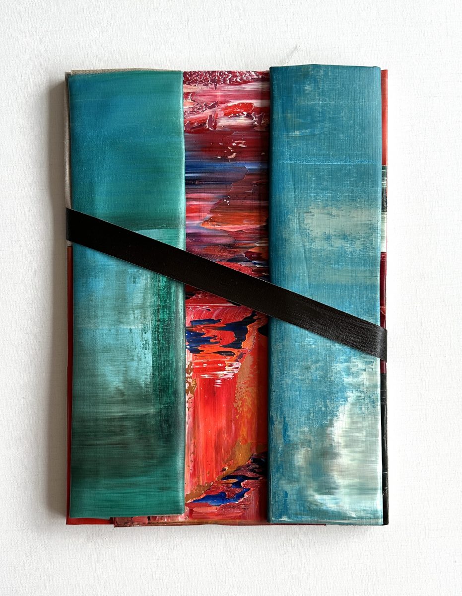 faltung-Faltung Nr. 67 - Öl auf Leinen - 59 x 42 cm - 2025-