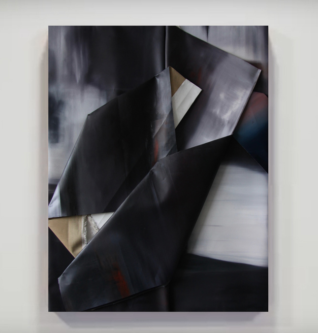 faltung-faltung nr. 11-Öl auf Leinwand - 123 x 93 cm - 2017