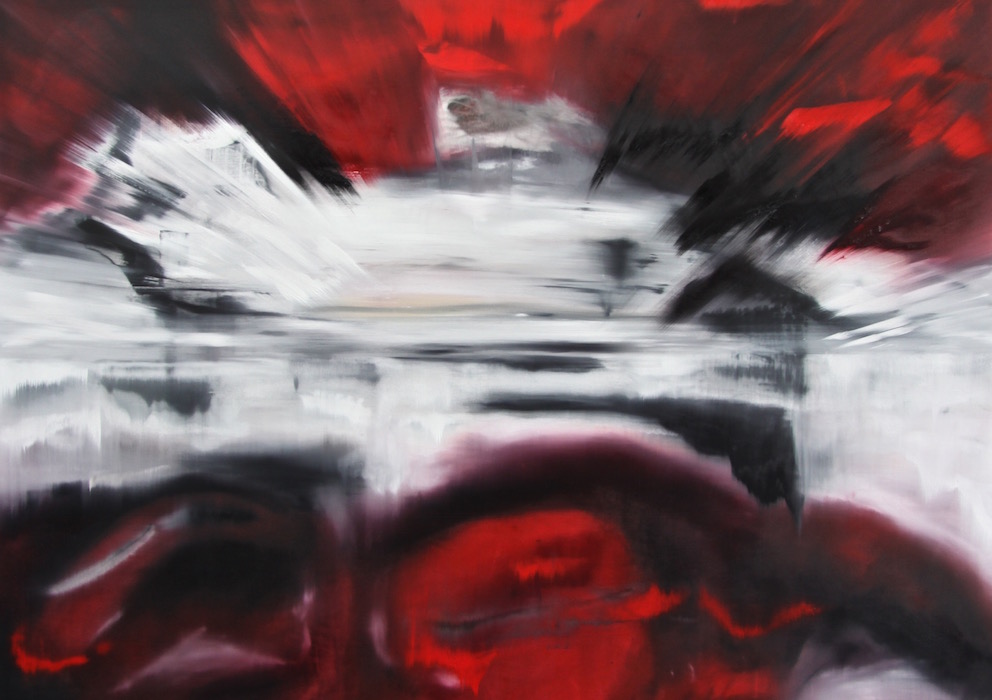 impatto 2026-Impatto 2026 Nr. 1-Oil on Canvas - 180 x 250 cm - 2015